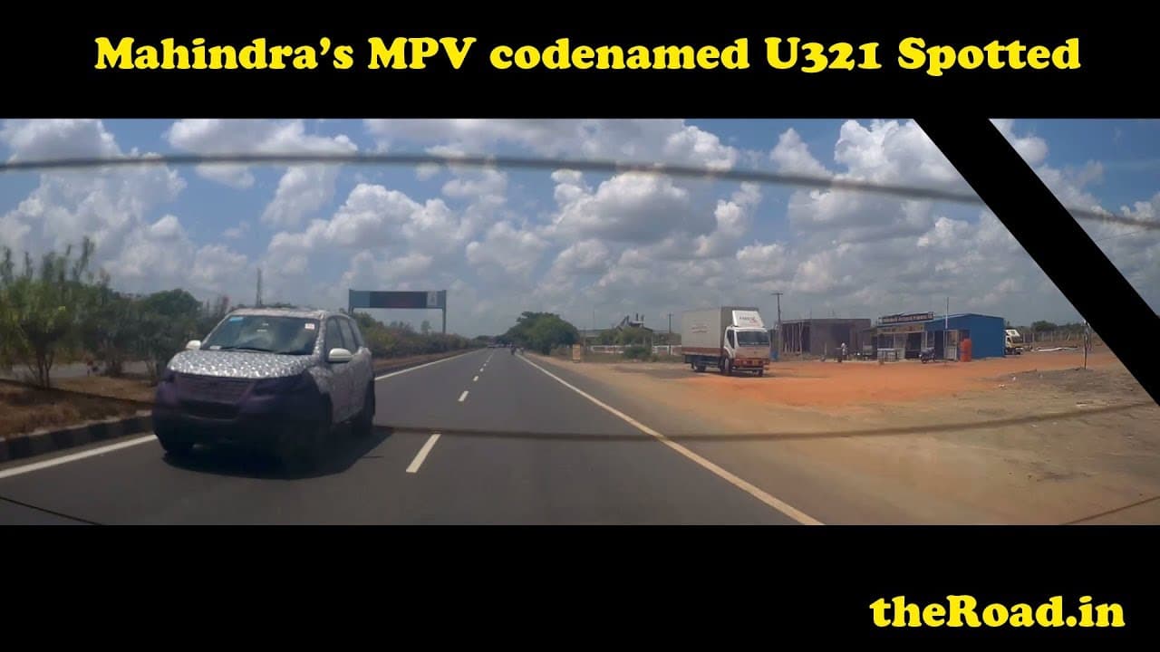 Mahindra Marazzo | U321  | Spotted | Near Chennai | Video