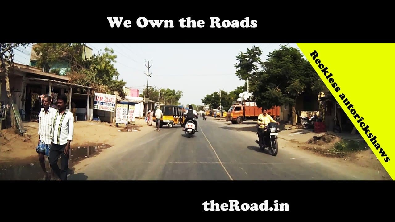 A Classic auto rickhaw Behavior | We turn | You careful
