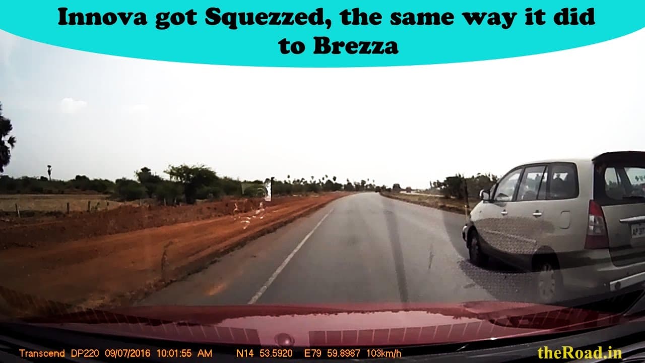 Innova vs Brezza - Innova got taste of its own medicine