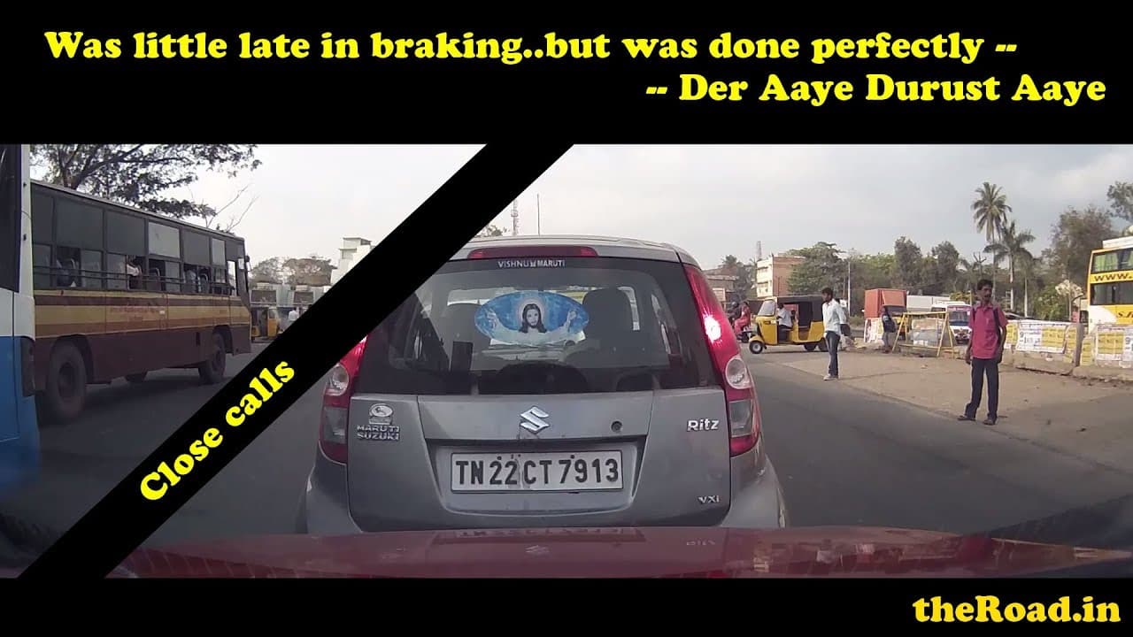 Late braking but a perfect one| Der Aaye Durust Aaye | Close calls