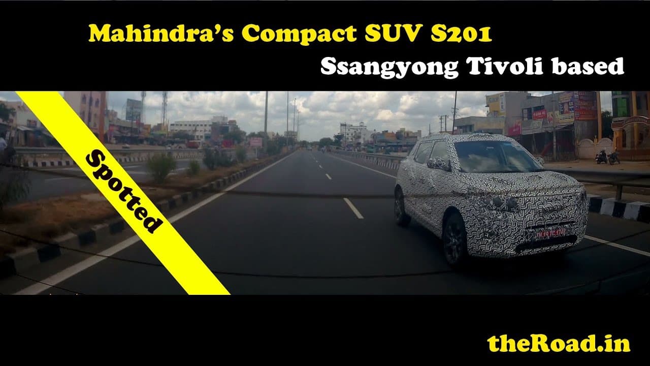Mahindra S201 | Compact SUV | Video | Spotted | Chennai