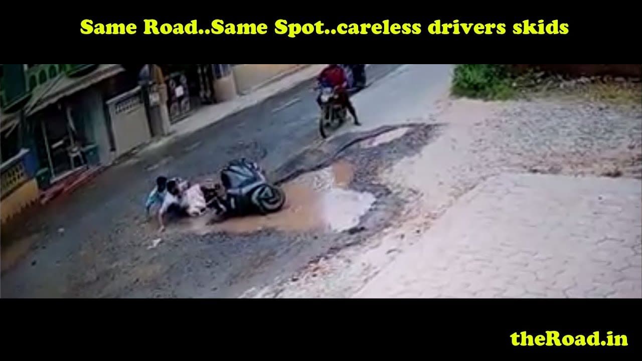 Careless Bikers in action | Same Road | Same Spot |